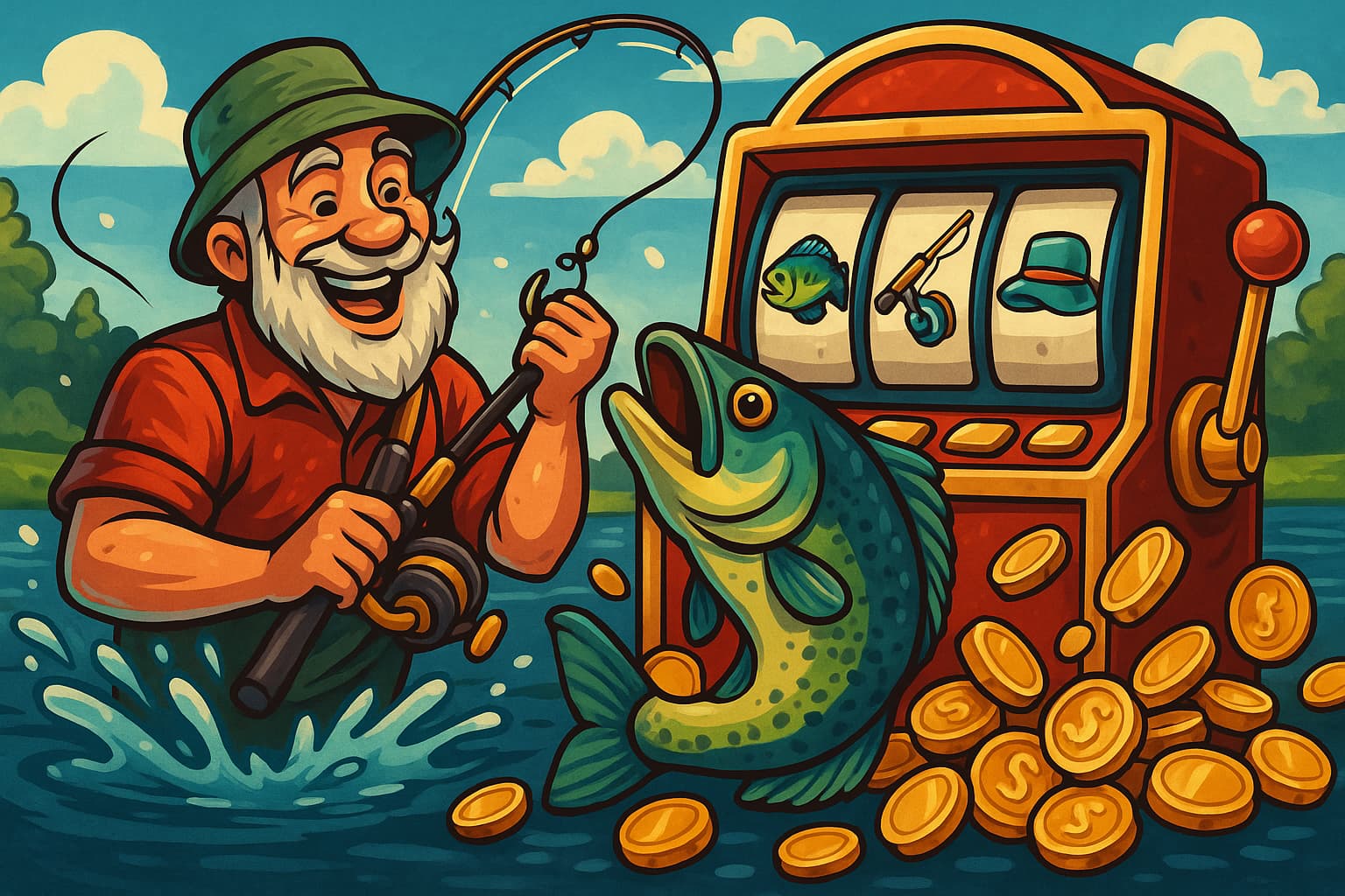 Angler am See